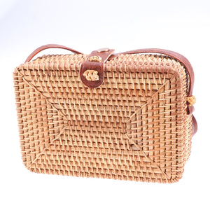 Rattan Square Bag - Freyja
