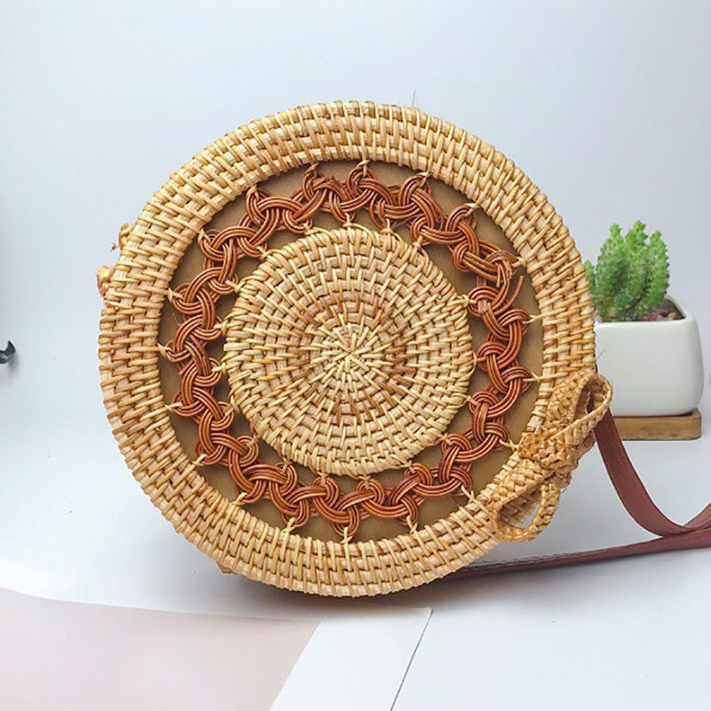 Round Rattan Bag - Eos