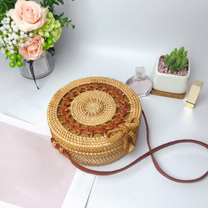 Round Rattan Bag - Eos