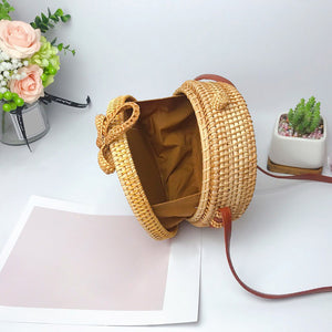 Round Rattan Bag - Eos