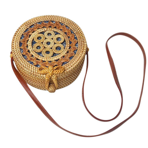 Round Rattan Bag - Hebe