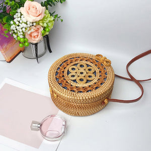 Round Rattan Bag - Hebe