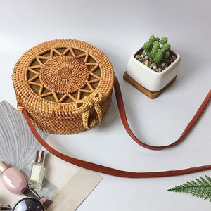 Round Rattan Bag - Sol Invictus