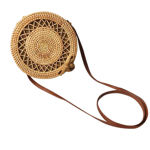 Round Rattan Bag - Sol Invictus